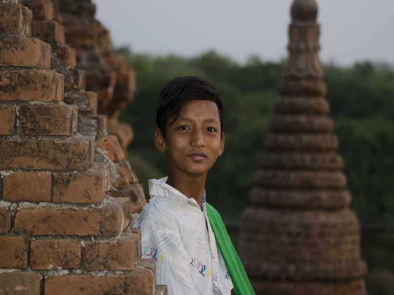 Buddhist school pupil